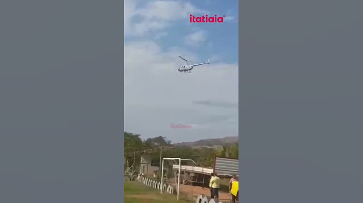 Vídeo mostra helicóptero com deputado colidindo com fio de alta tensão