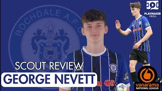 PROMISING Young National League Player - GEORGE NEVETT - Scout Review