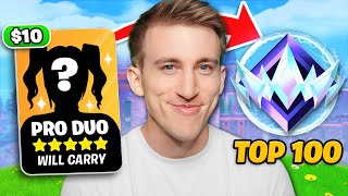 Celebrity I Hired Pros to Hit Top 100 in UNREAL Profile