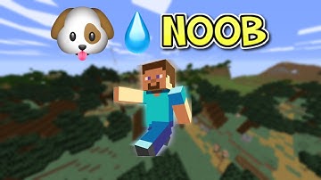 Noob Tries to Speedrun Minecraft in 3 Minutes
