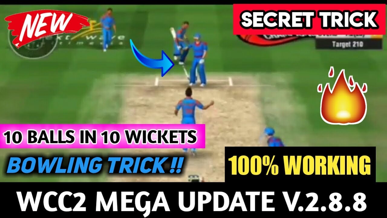 🔥WCC2 LATEST BOWLING TRICK || V.2.8.8 BOWLING TIPES 10 BOWL 10 WICKETS 100% WORKING || 2019