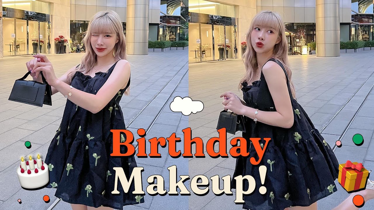 🎂 แต่งหน้าปาร์ตี้วันเกิด ✨ ลดอายุ ถ่ายรูปสวย ครบจบเลย 💞 | ndmikkiholic ♡