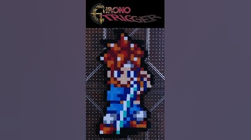 Perler Bead Timelapse: Crafting Crono | Chrono Trigger