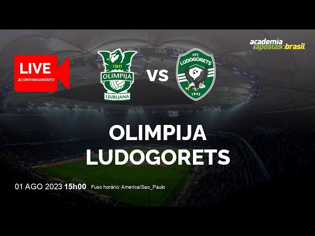 OLIMPIJA X LUDOGORETS AO VIVO, LIGA DOS CAMPEÕES, 2ª RONDA, VOLTA