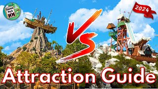 Disney Water Parks - Typhoon Lagoon Vs Blizzard Beach Attraction Guide - 2024