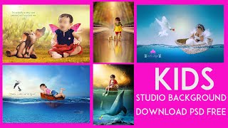 KIDS studio background download psd free - YouTube