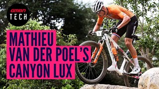 Mathieu Van Der Poel's Canyon Lux XC Race Bike | GMBN Tech Pro Bike Check screenshot 2