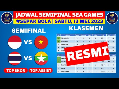 Jadwal Semifinal Sepakbola SEA GAMES 2023 - Timnas Indonesia vs Vietnam - Live RCTI