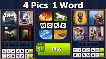4 Pics 1 Word Daily Puzzle Answers October 31, 2025