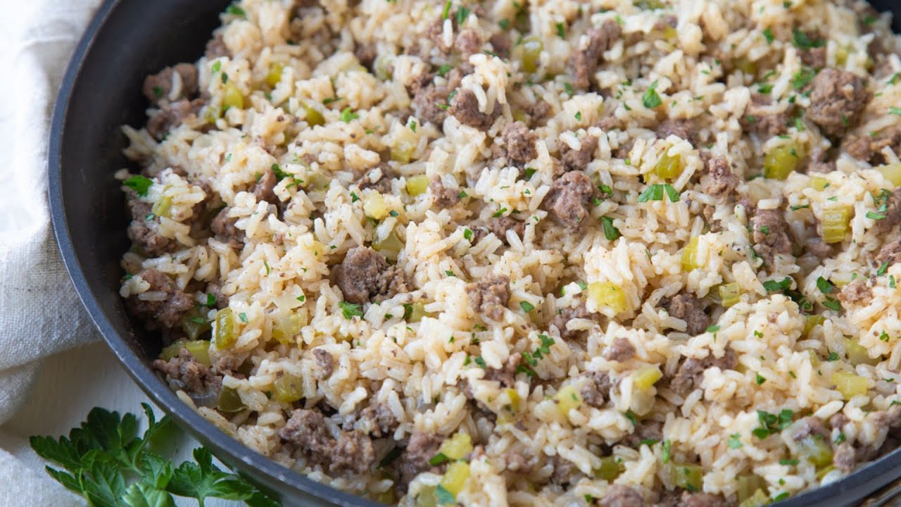 1Pot Dirty Rice Recipe YouTube