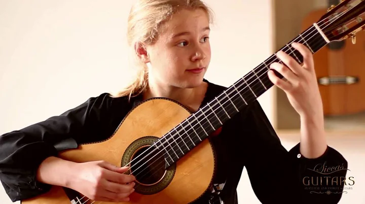 Leonora Spangenberger (11) plays Allegro BWV 998 b...