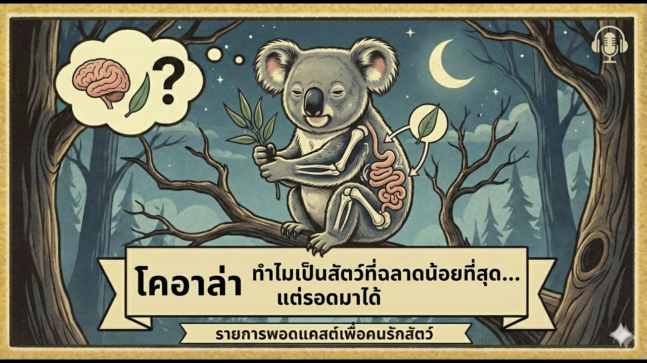 โคอาล่า ทำไมเป็นสัตว์ที่ฉลาดน้อยที่สุด แต่รอดมาได้