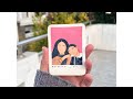 Mini Polaroid painting tutorial | Acrylic painting | customised couple Polaroid for phone case