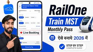 RailOne App Se Monthly Ticket Book Kaise Kare | Local Train Monthly Ticket Book Kaise Kare 2026