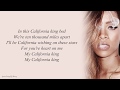 Rihanna - California King Bed | Lyrics Songs
