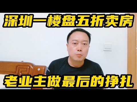 深圳一楼盘五折卖房,亏损的老业主做最后的挣扎! - YouTube
