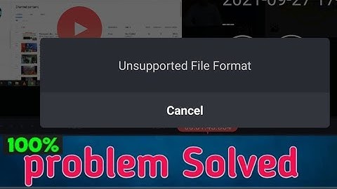 Unsupported File Format In KineMaster || How to Fix kineMaster Unsupported File Format Error.