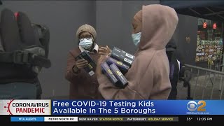 Free COVID Testing Kits Distributed Around New York City