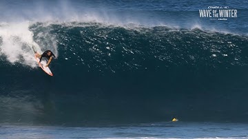 Eli Olson at Pipeline, January 2, 2019