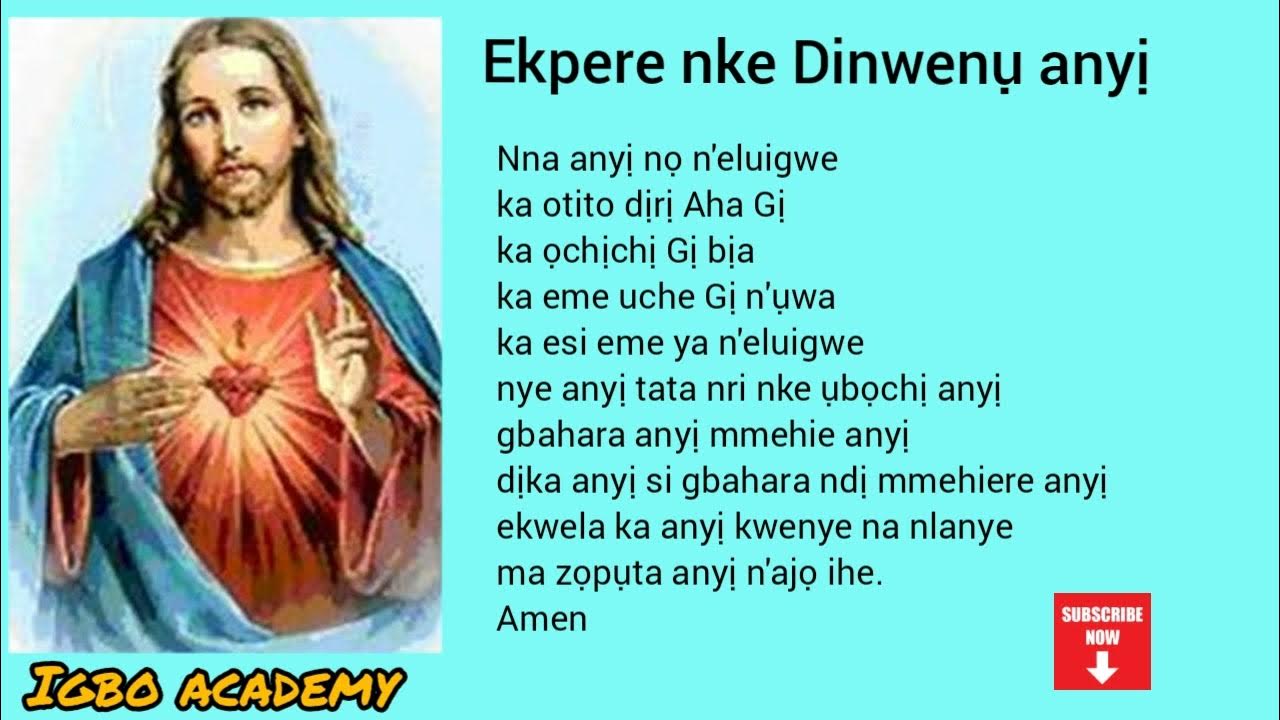 Our Father In Igbo Language Nna Any N N eluigwe YouTube our-father-in-igbo-language-nna-any-n-n-eluigwe-youtube