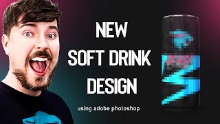 i tried to design a soft drink for mr beast and named it Beast energy using adobe photoshop screenshot 4