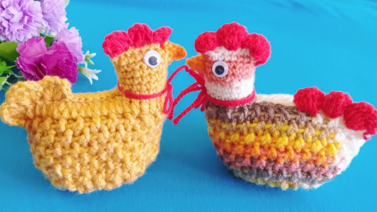 كروشيه دجاجة /فرخة/كتكوت اميجرومي  لحفظ البيض Crochet a Chicken Egg Cover