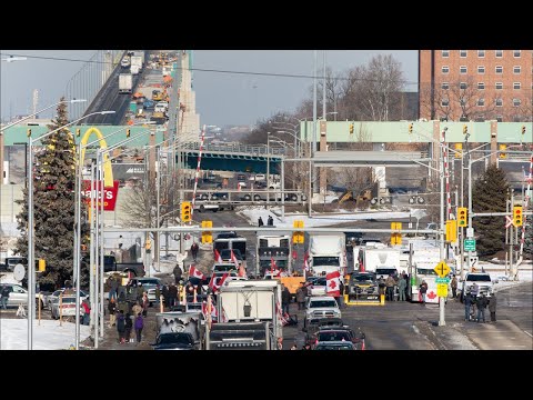 ? LIVE Ambassador bridge protest | State of EMERGENCY declared.