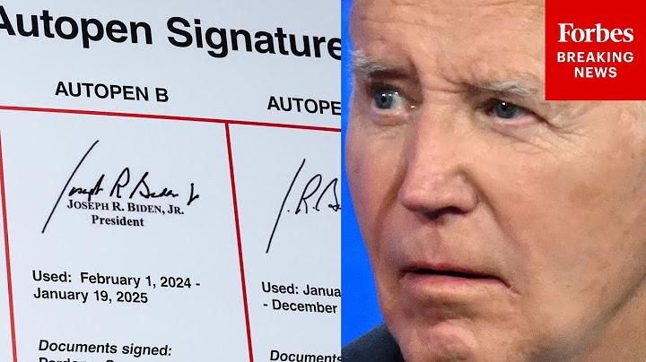 BOMBSHELL: No Evidence That Biden Personally Approved Fauci, Family Autopenned Pardons, Says Witness