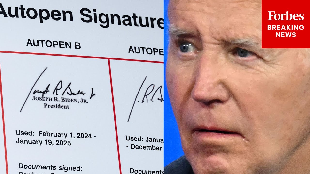 BOMBSHELL: No Evidence That Biden Personally Approved Fauci, Family Autopenned Pardons, Says Witness