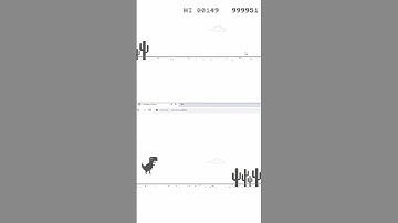 chrome dino  game ending #shorts #short