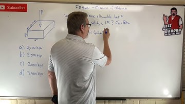 FE Review: Mechanics of Materials - Problem 1