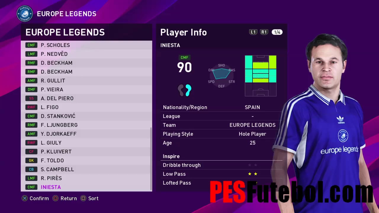 PES 2020 European Classics and World Classics Option File  
