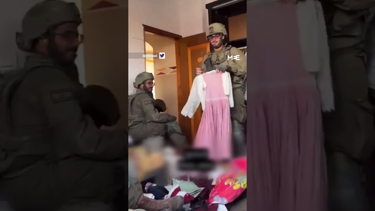 Video Shows Israeli Soldiers Trying On Palestinian Children S Clothes