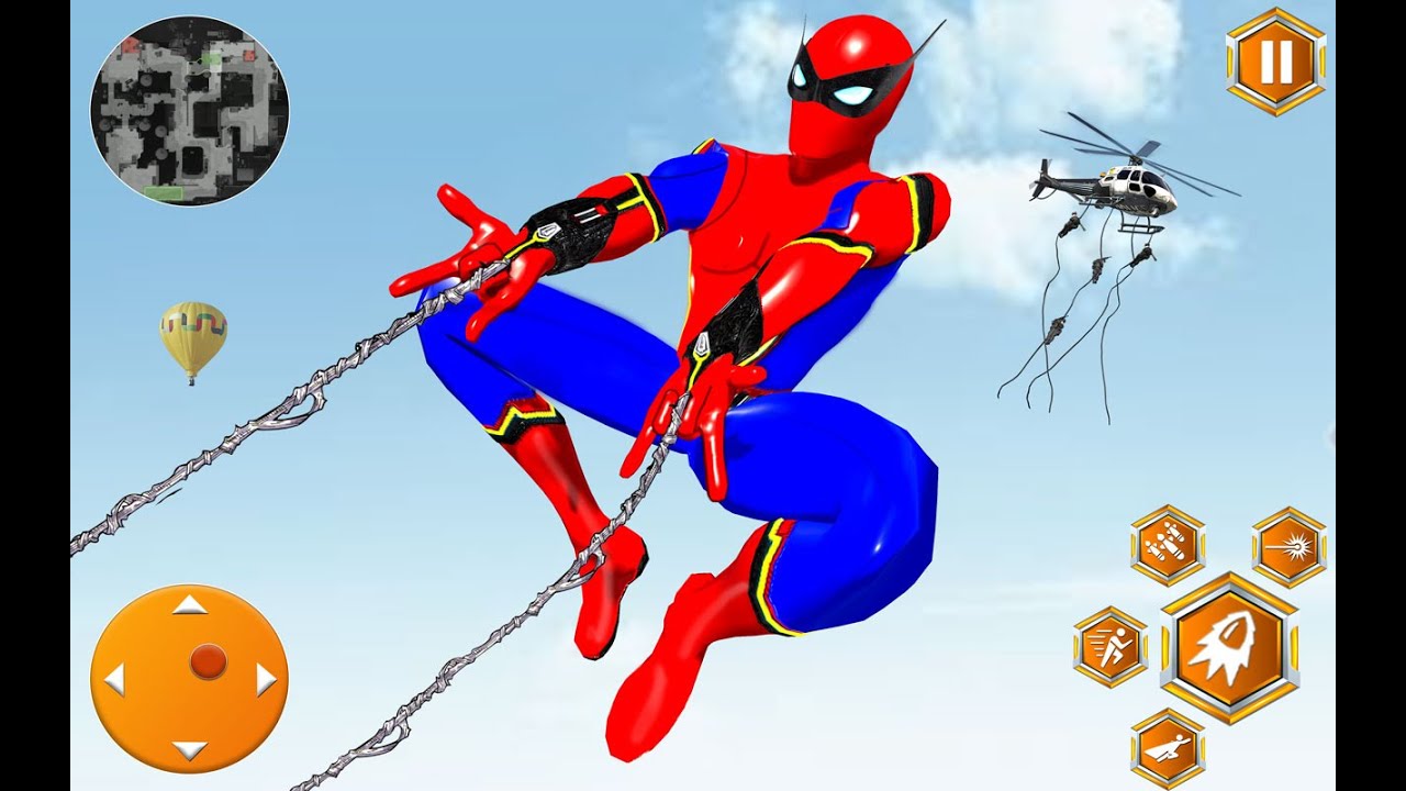 Superhero Rescue:Spider Hero Flying Games / Updated Version Mode_1
