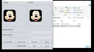 Steganography - LSB Encrypting with password