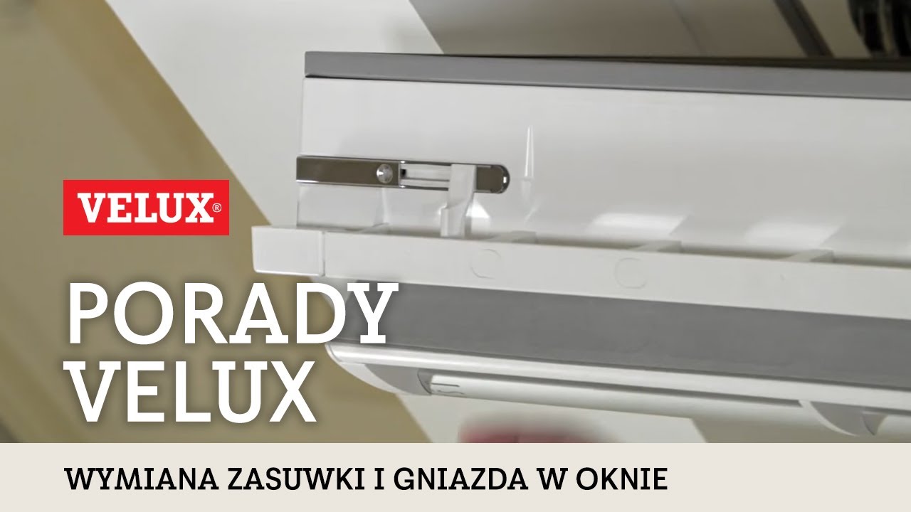 Wymiana zasuwki i gniazda zasuwki w oknie dachowym