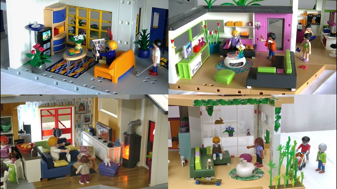 Evolution Playmobil : Le salon moderne (2000 - 2024)