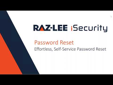 [WEBINAR] Password Reset for IBM i by Raz-Lee Security