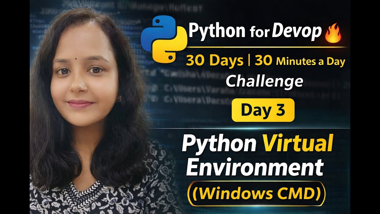 how to activate python virtual environment in windows... Python Virtual Environment in Windows CMD | Beginner to Pro DAY -3 ...