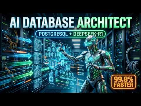 Build an Autonomous AI Database Architect in Python (PostgreSQL & DeepSeek-R1) [1080p Masterclass]