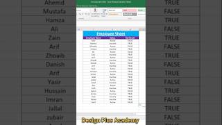 Active and InActive Employee sheet in Excel