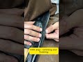 Professional Rubber Sole Installation on Loro Piana Shoes #asmr #restoration #relax