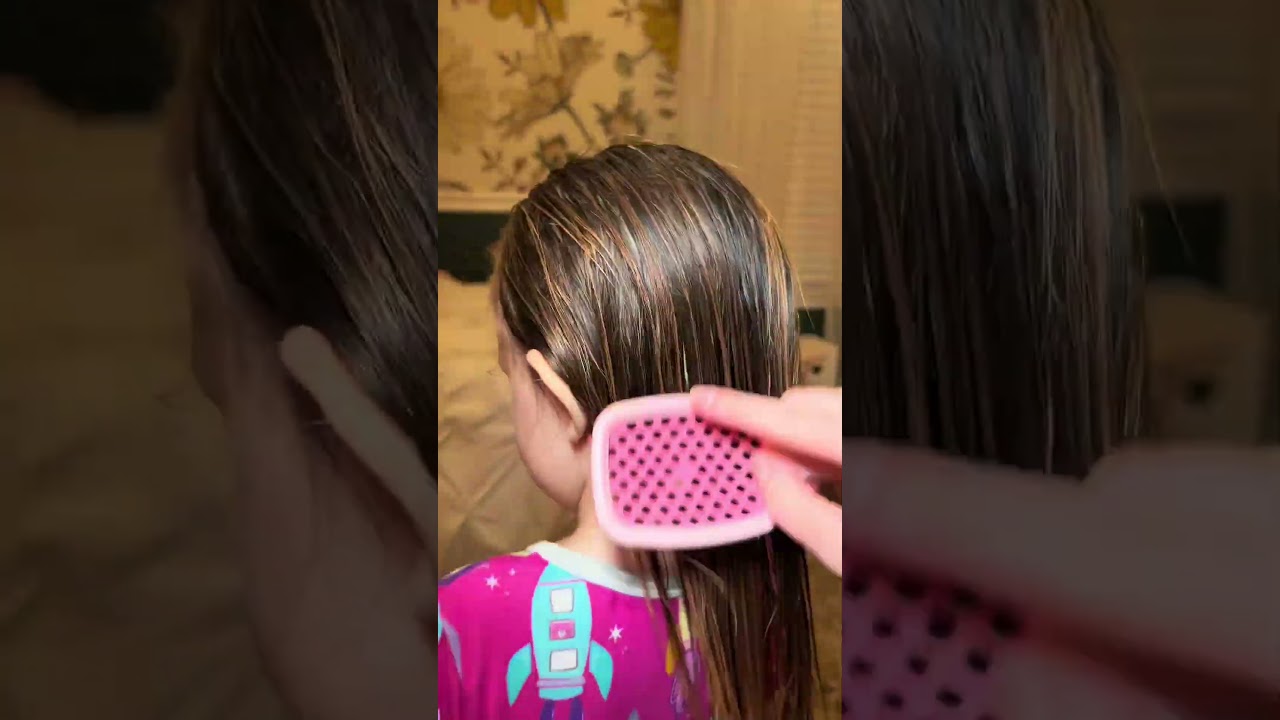 Brushing toddler hair is NOT for the weak… but the unbrush makes it 100x easier!