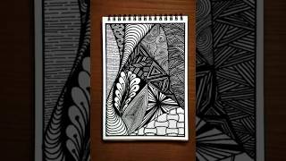 Easy zentangle art for beginners, doodle art, rahatlatan çizimler #zenpatterns #drawing #art#doodle