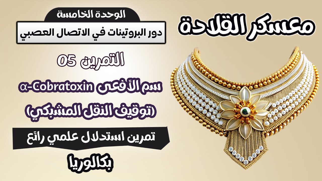 التحدي 5 تمرين رائع حول سم الافعى🫣 الاتصال العصبي| بكالوريا