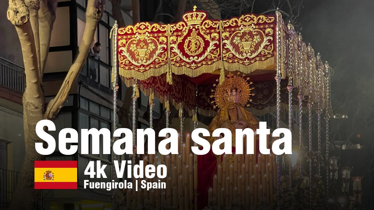 holy week processions during the night | semana santa🕯| april 2022 | spain |fuengirola