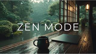 Deep Focus Music | ZEN MODE with Rain — Peaceful Focus Music for Work & Study