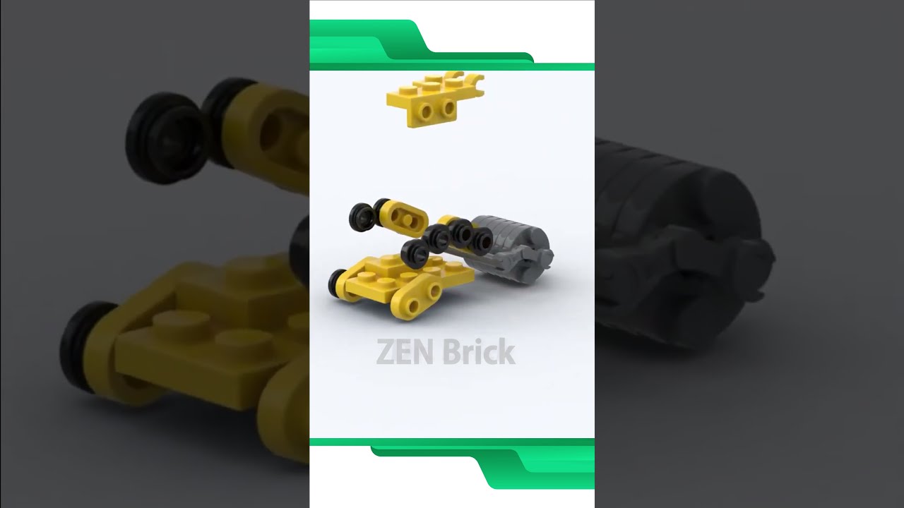 Affordable LEGO Road Roller Tank Building