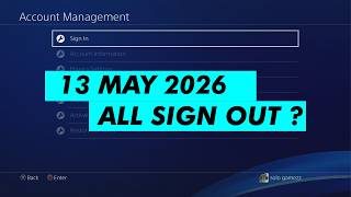 Today my ALL  PSN account logged out by itself? Let's re-enter it !!