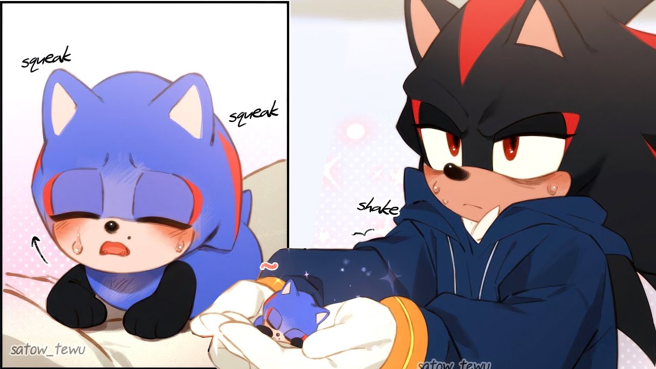 Wanna See The Baby?😳 | Shadow x Sonic (Sonadow) | Comic Dub